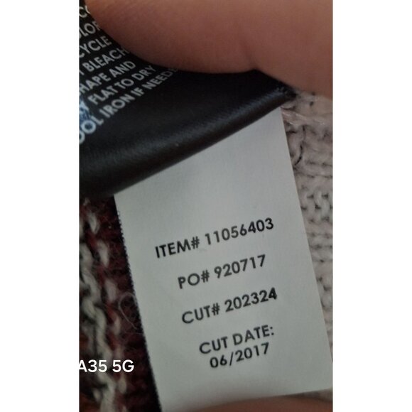 Torrid Womens Open Front Striped Cardigan Sweater Size 1 Ivory Brown Burgundy Co - Picture 9 of 14